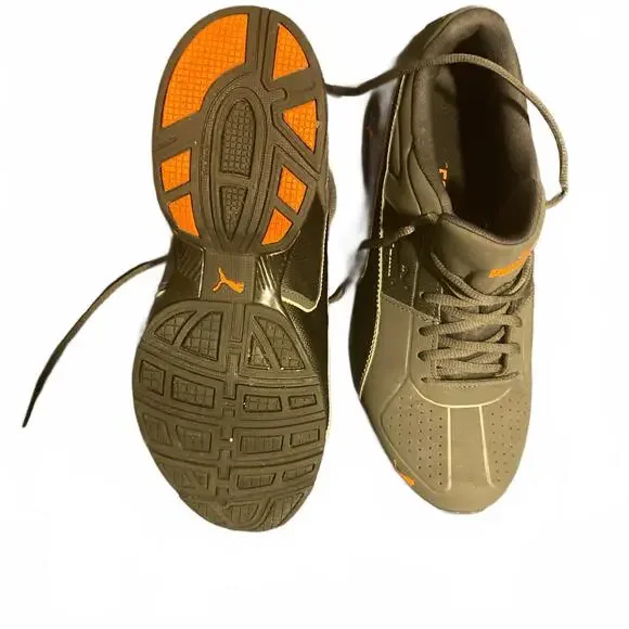 Puma Men's Performance Foam Sneakers - Black/Orange - Picture 2 of 4